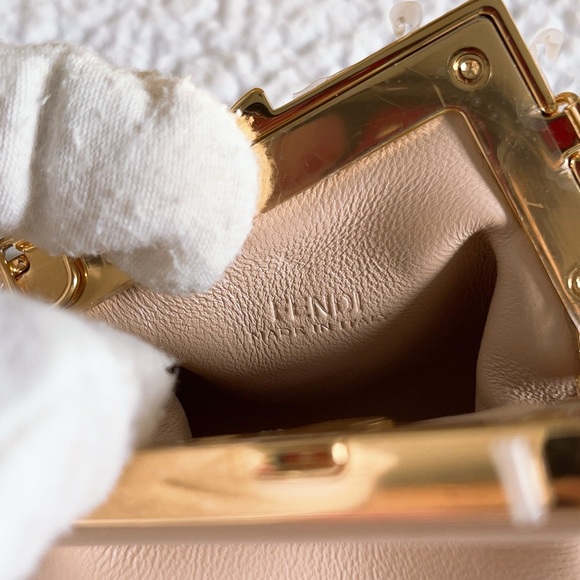 FENDI Nano Fendi First Nappa leather Charm Bag - Picture 11 of 16